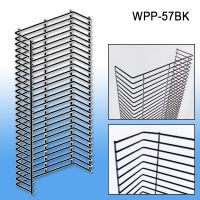 black metal power wing retail endcap display, WPP-57BK