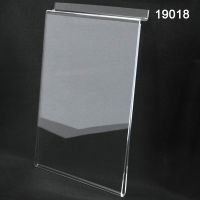 8.5" x 11" Slatwall Acrylic Sign Holder, 19018, in stock now!