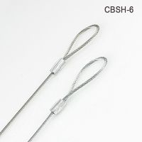 Six Inch, 1/16" diameter wire ceiling cable, CBSH-6