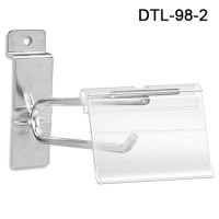 Label Holder for T-Scan Style Metal Display Hook, DTL-98-2
