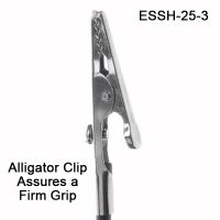 3" Sign Holder with Weighted Base & Alligator Clip, ESSH-25-3