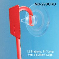 Red Metal Clip Strip® Merchandising Strip, MS-29SC