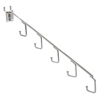 Easy to move, 5-Hook Pegboard waterfall bracket, PWJH-45-5