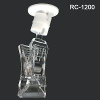 Roto Clip Sign Holder, with Adhesive Pad will Stick to any smooth clear surface, RC-1200