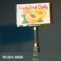 clip on sign holder with print protector, RCSH-3800