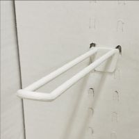Double-Loop Pegboard and Slatwall Hooks - Plastic, 6" Long, DBLH-6