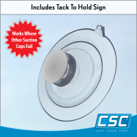 Clip Strip® Super Sucker Suction Cup with Tack , 7000T