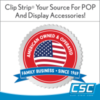 Clip Strip Corp. We invented the Clip Strip Merchandiser