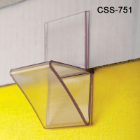 For Quick and Secure installation of corrugated shelves use our Corrugated Shelf Support Insert, Heavy Duty, Single Capacity, CSS-751