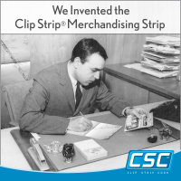 Clip Strip Corp. We invented the Clip Strip® Merchandiser