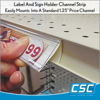 gondola price channel label holder, LSC-482