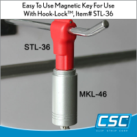 Clip Strip Corp. Magnetic Key for Anti-theft Peg Hook-Lock™, MKL-46