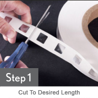 Clip Strip® Sticky Strips™ STEP 1