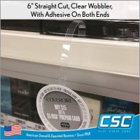 Our 6" clear plastic wobbler sign holder, can be used in a variety of application4060 available now