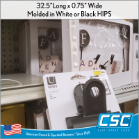 Clip Strip® Merchandiser, holding package, CS-12 NT
