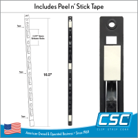 Clip Strip® Merchandising Strip with Tape, Impulse Sales, Cross Selling, CS-6