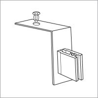 Flag Sign Holder - Perforated Shelving, Shelf Edge Merchandise Display | Aisle Violators, EG-28