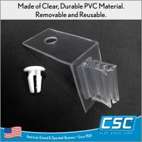 shelf edge sign holder for perforated shelves, EG-28. In stock and ready to ship