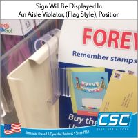 Multi-Use Grip Tite Wire Flag Sign Holder - Grip teeth by CSC