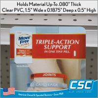 Data Channel Sign Holder in Flush Position - Grip Tite | Clip Strip, EG-55, by Clip Strip Corp.