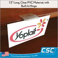 Reuseable Wood Shelf Edge Sign & Label Holder | Clip Strip, EG-56