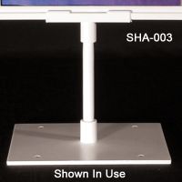 Sign holder stem has a tapered end for effortless fit, SHA-003