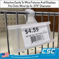 reusable ticket label holder for wire fixtures, SL-LHD