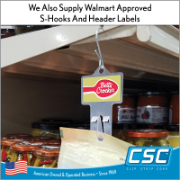 WMS-23, Walmart® Approved "Heavy Duty" Impulse Strip, MOLDED, by Clip Strip Corp. an approved Walmart Dept. 82 Vendor