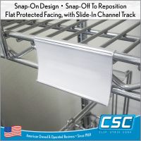 WR-1253, Wire Shelf Price Channel Label Holder, 3", in stock now!