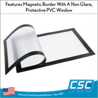 Magnetic Counter Mat with custom colors and Window. MCM-100