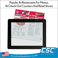 restaurant and deli Magnetic Counter Mat with Window. MCM-100