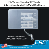 scan plate plastic Fits Wire Diameter of .149" and .186" and .213" and .224"