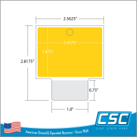 Peel N' Stick Clip Strip® Header, PNSH-002. Great for Branding!