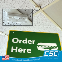 Easy to use and inexpensive Twist Lok Ceiling Clip, PTC-73