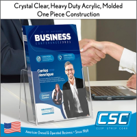 8.5" x 11" clear literature holder for countertop, C-230