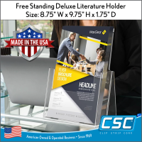 brochure holder, 8.5" x 11", C-230