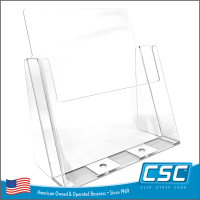 Lcip Strip Corp. Deluxe Countertop Acrylic Literature Holder, Size: 9.0" W x 9.75" H x 1.5" D, C-230