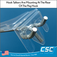 Pricing Label holder for 6"-7" peghooks, HT-67