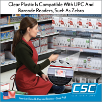 4.0" DATA CHIPS, Made of Clear PVC Material, 10 mil, PCHC-400-0010CL