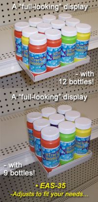 Extended Shelf Merchandise Display | Clip Strip - Product Merchandising, EAS-35