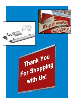 Classic Aluminum Banner/Sign Hangers, Clip Strip Corp