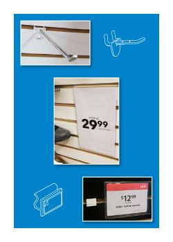 slatwall products, sign holders and hooks