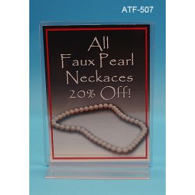 5" wide  x 7" tall T-Style Sign Holder, ATF-507