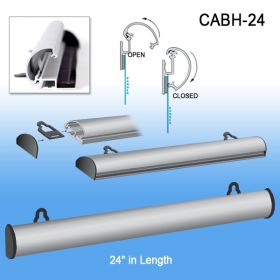 24" Classic Aluminum Banner Hanger, CABH-24