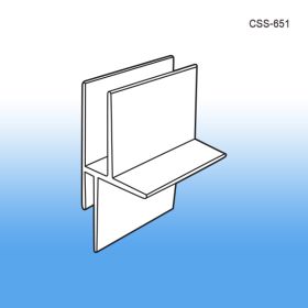 Corrugated Shelf Support Insert, Double Capacity, Temporary Display Construction, CSS-651