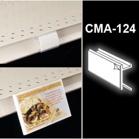 gondola price channel clip on coupon booklet holder, cma-124