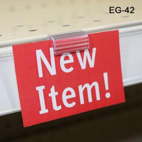 Grip-Tite™ Data-Talker Hinged Flush Sign Holder, EG-42