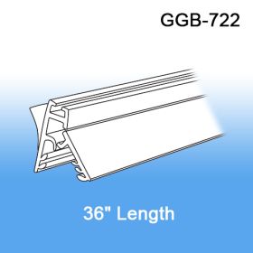 36" Galactic Wall Mount Gripper Banner/Sign Holder w/ Adhesive, GGB-722