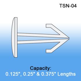 Arrow Head Thumb Snaps - Display Fasteners, TOSN-04/07/10