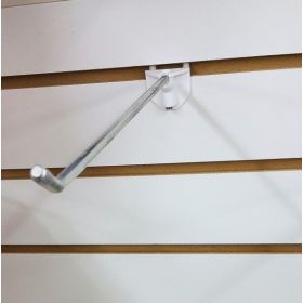slatwall hook in metal with easy removal, 8", EBH-8